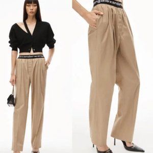 T by Alexander Wang Tan Straight Leg Pants
